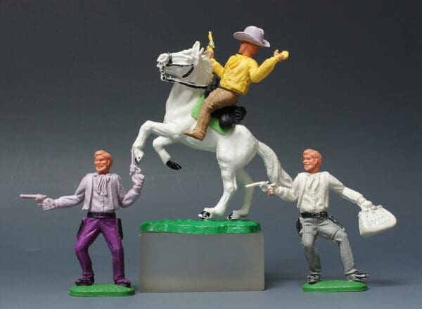 Timpo 1st Series Swoppet Cowboys - Mounted & On Foot - Image 4