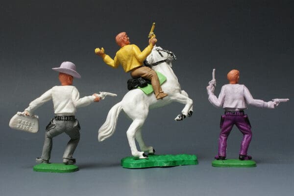 Timpo 1st Series Swoppet Cowboys - Mounted & On Foot - Image 2