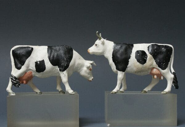 Herald Farm Black-and-White Cows (TEXTURED Plastic)