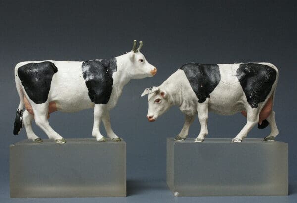 Herald Farm Black-and-White Cows (TEXTURED Plastic) - Image 2