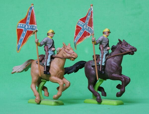 Deetail ACW Confederate Standard Bearer - 1971 1st Issue Figure - Image 4