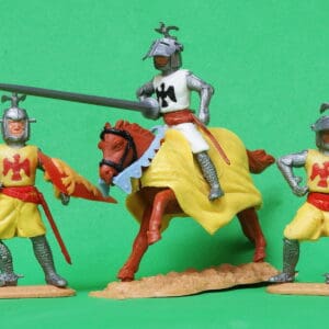Super Timpo Swoppet Jousting Knights - Mounted and On Foot
