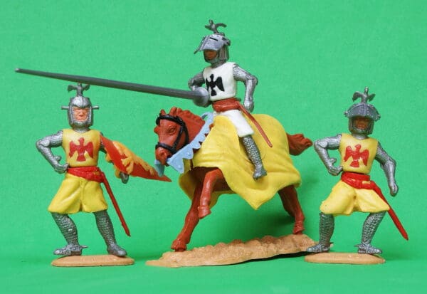 Super Timpo Swoppet Jousting Knights - Mounted and On Foot