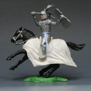 Timpo Swoppet Silver Knights - Early Mounted Figure