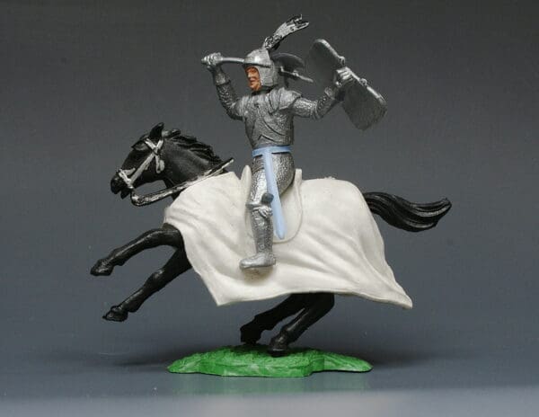 Timpo Swoppet Silver Knights - Early Mounted Figure