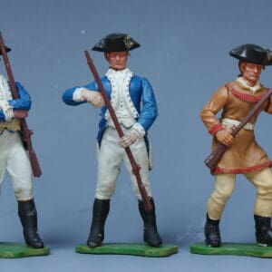 Swoppet AWI American Infantry - 3-Figures with Scout