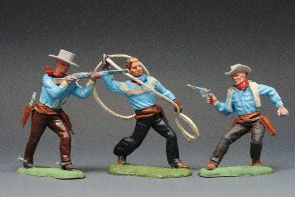 Britains Swoppet Cowboys - Set of 3 Figures (Manhattan)