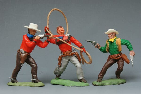 Britains Swoppet Cowboys - Set of 3 Figures (Manhattan)