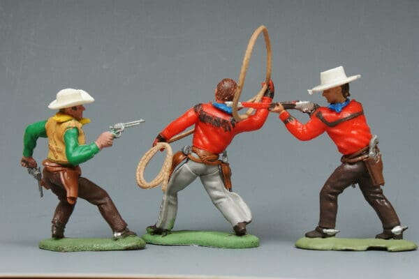 Britains Swoppet Cowboys - Set of 3 Figures (Manhattan) - Image 2