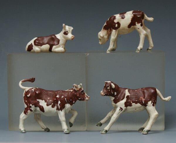 Herald Ayrshire Calves - Early Dark Brown Markings - Set of 4