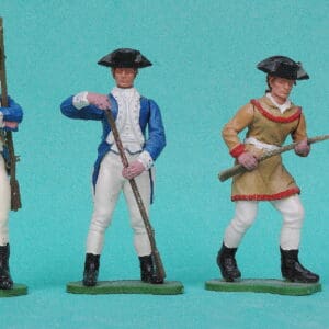 Swoppet AWI American Infantry - 3-Figures with Scout