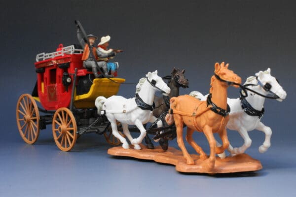 Britains Concord Overland Stagecoach - Nice Unboxed Example! - Image 4