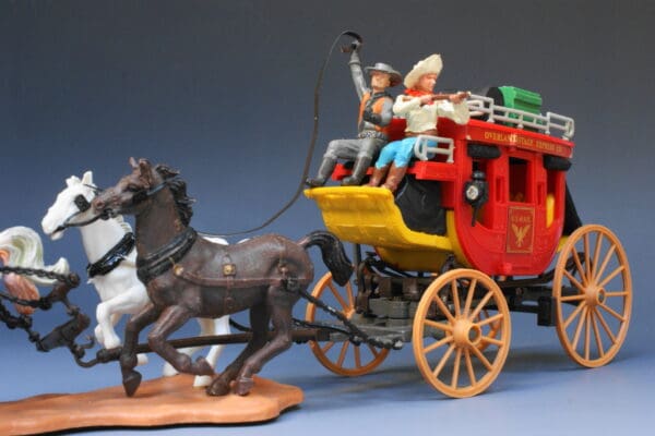 Britains Concord Overland Stagecoach - Nice Unboxed Example!