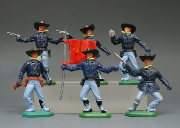 Charbens Swoppet-type Union Troops - Group of 6 Figures
