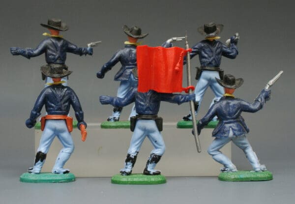 Charbens Swoppet-type Union Troops - Group of 6 Figures - Image 2