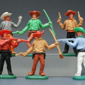 Charbens Swoppet-Type Cowboys - Group of 6 Figures