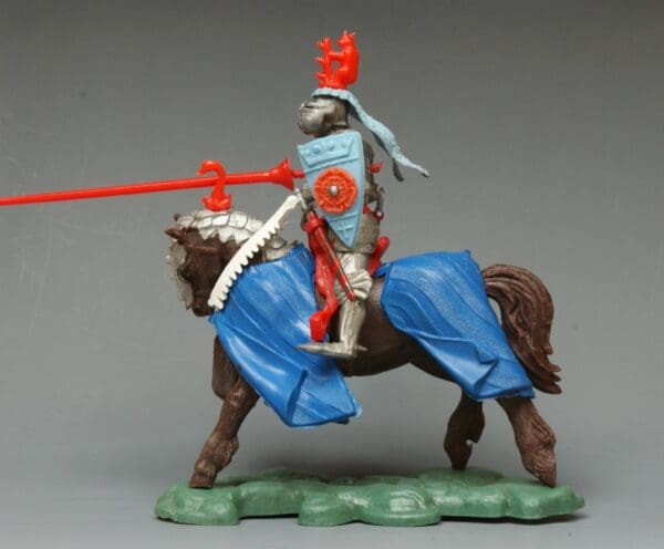 Swoppet C15th Mounted Knight Charging - ROYAL BLUE Blanket