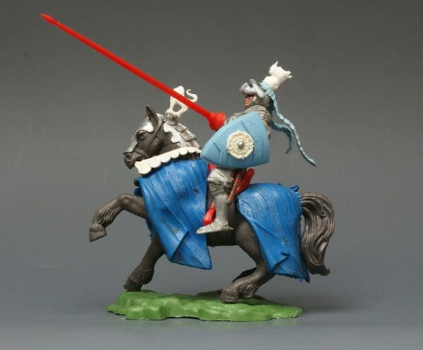 Swoppet C15th Century Knight Defending - Royal Blue Horse Blanket