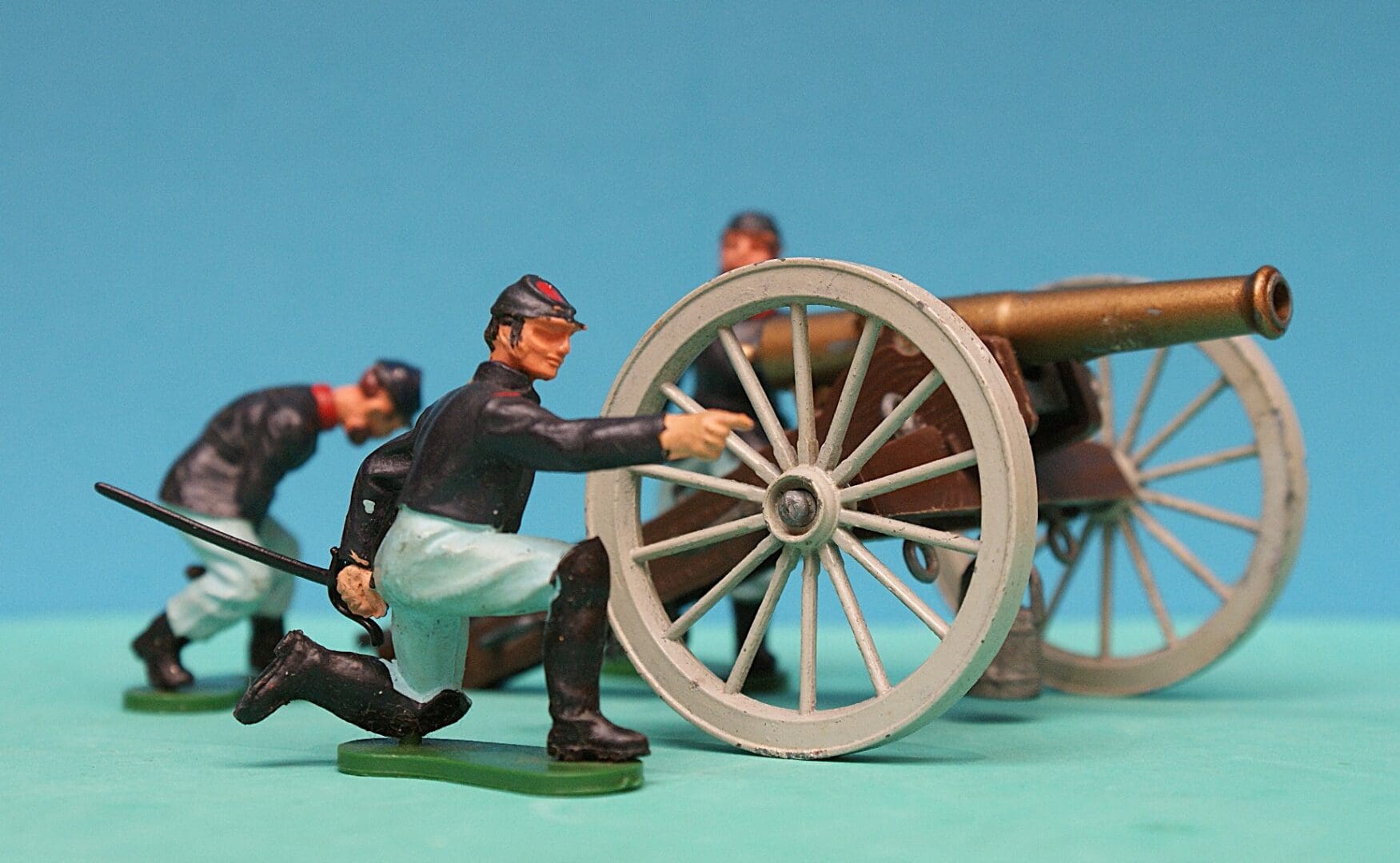 Britains ACW Federal Forces Gun & Crew (3-Figures) - Image 4