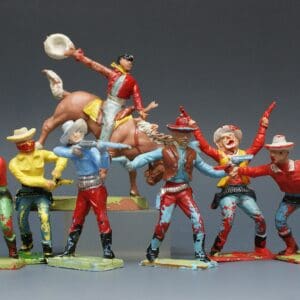 Cherilea 60mm Wild West Cowboys Set