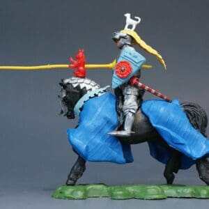 Swoppet C15th Mounted Knight Charging - YELLOW Lance