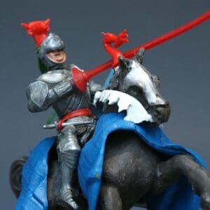 Swoppet C15th Mounted Knight Defending - ROYAL BLUE Blanket #2