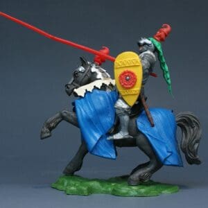 Swoppet C15th Mounted Knight Defending - ROYAL BLUE Blanket #3