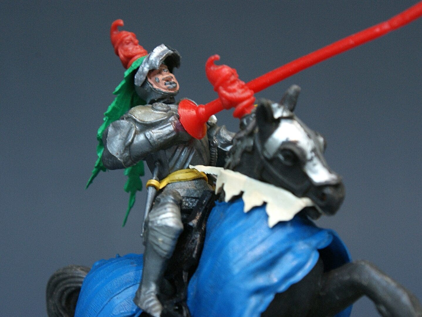 Swoppet C15th Mounted Knight Defending - ROYAL BLUE Blanket #3 - Image 2