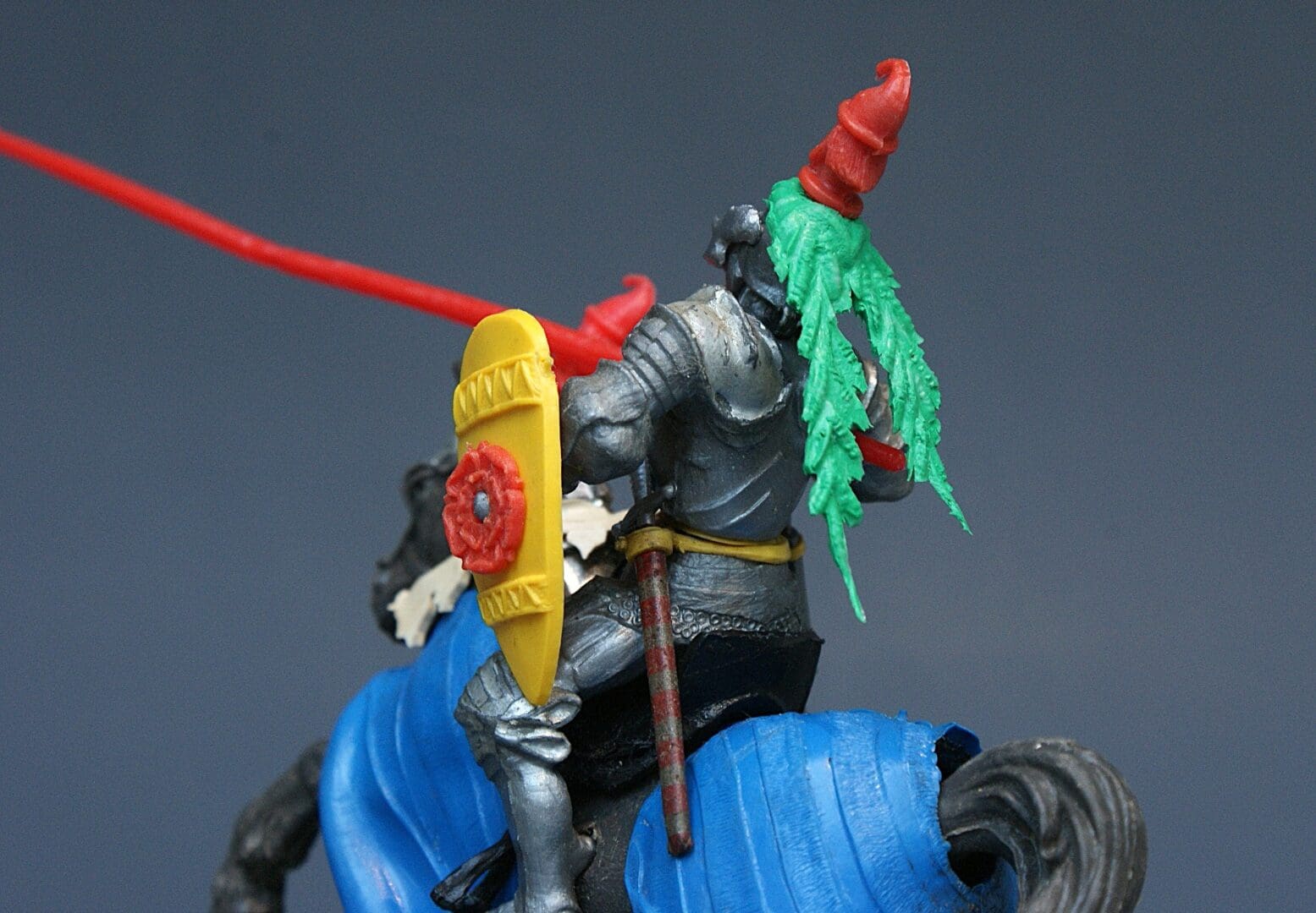 Swoppet C15th Mounted Knight Defending - ROYAL BLUE Blanket #3 - Image 3