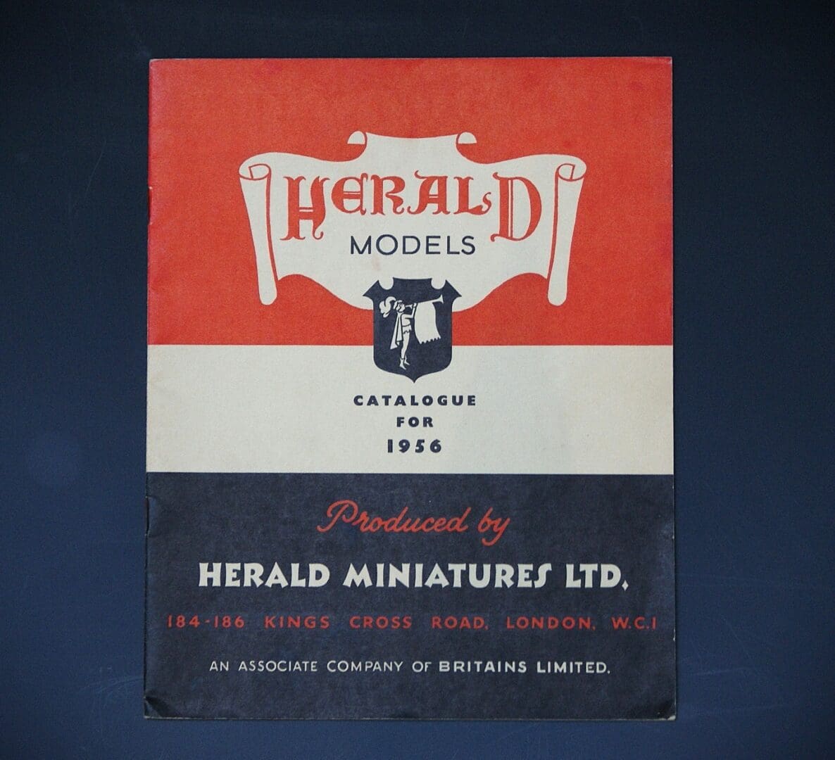 Herald Models VERY RARE Original Catalogue for 1956
