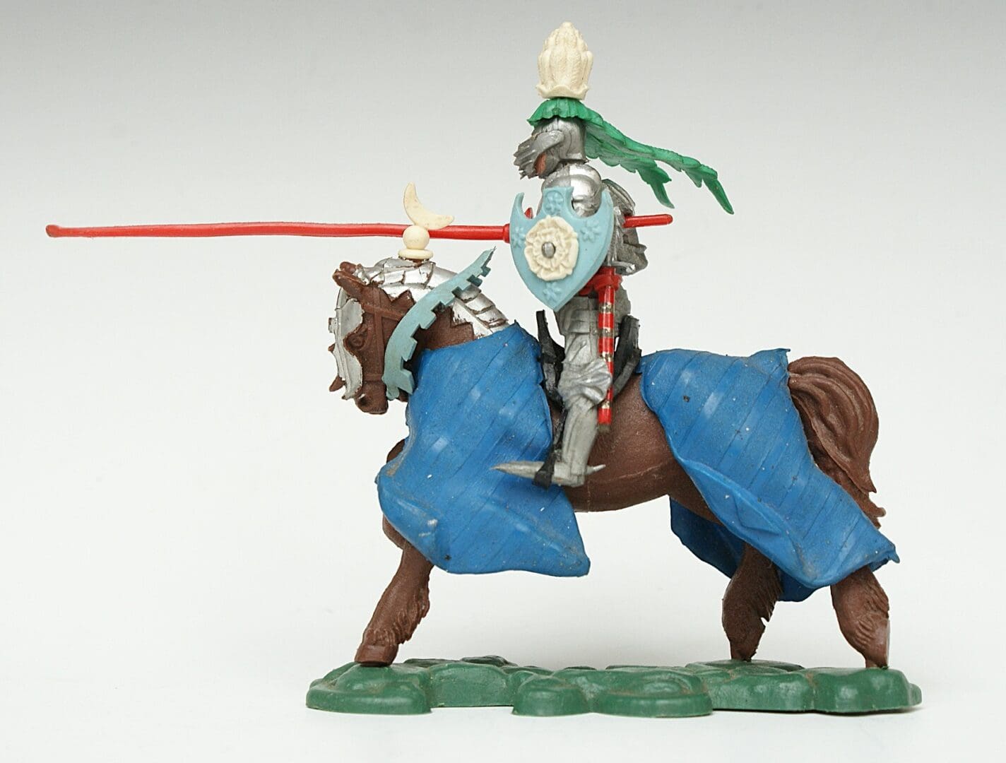 Swoppet Mounted Knight Charging - ROYAL BLUE Blanket