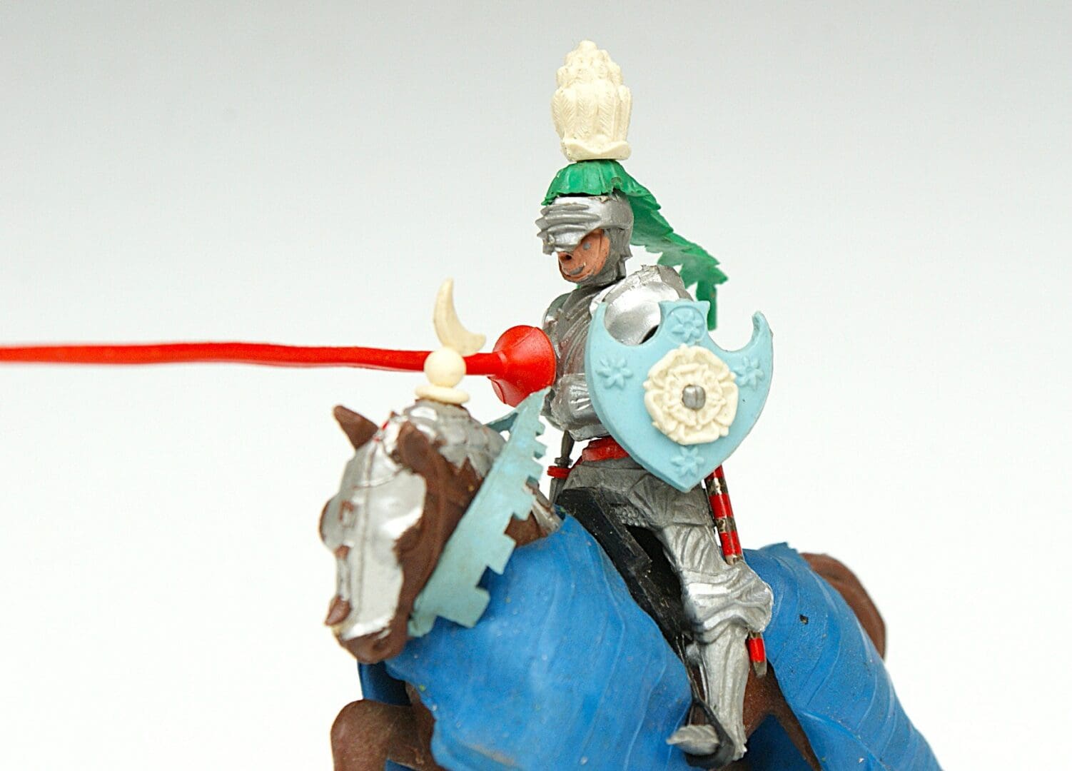Swoppet Mounted Knight Charging - ROYAL BLUE Blanket - Image 4