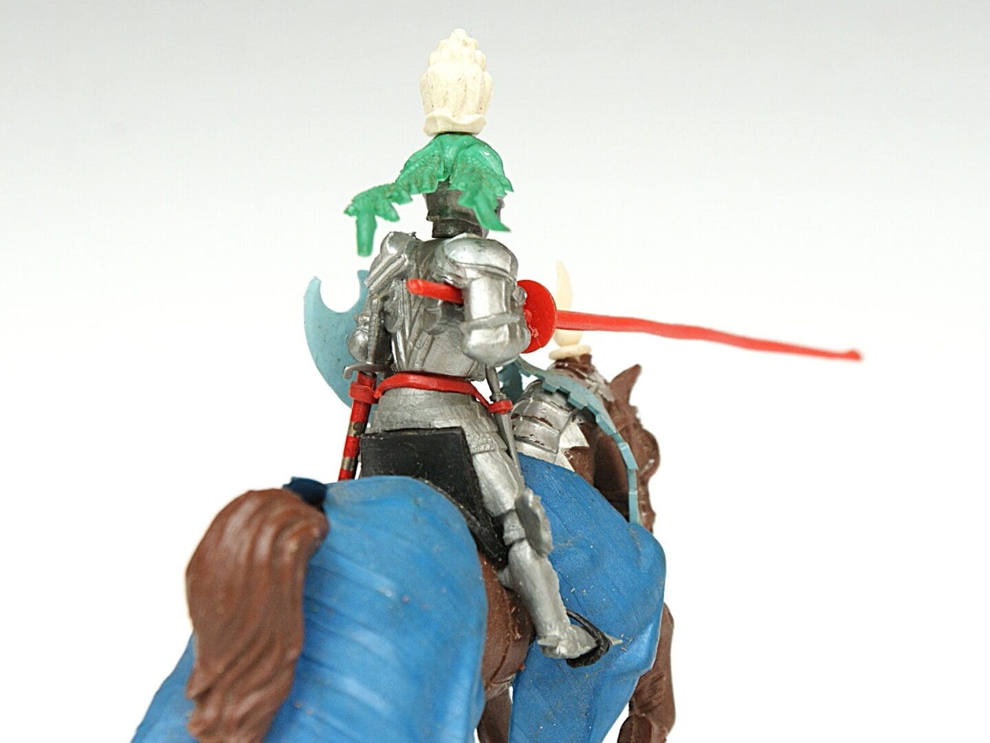 Swoppet Mounted Knight Charging - ROYAL BLUE Blanket - Image 2