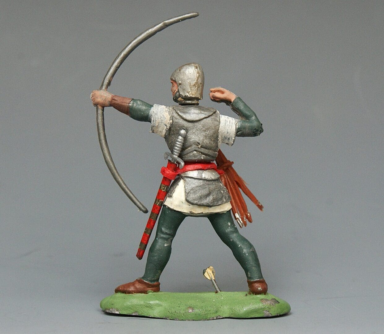 Swoppet C15th Knight Long-bowman - SEA GREEN Hose - Image 2