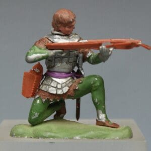 Swoppet C15th Knight Cross-bowman - FOREST Green Hose