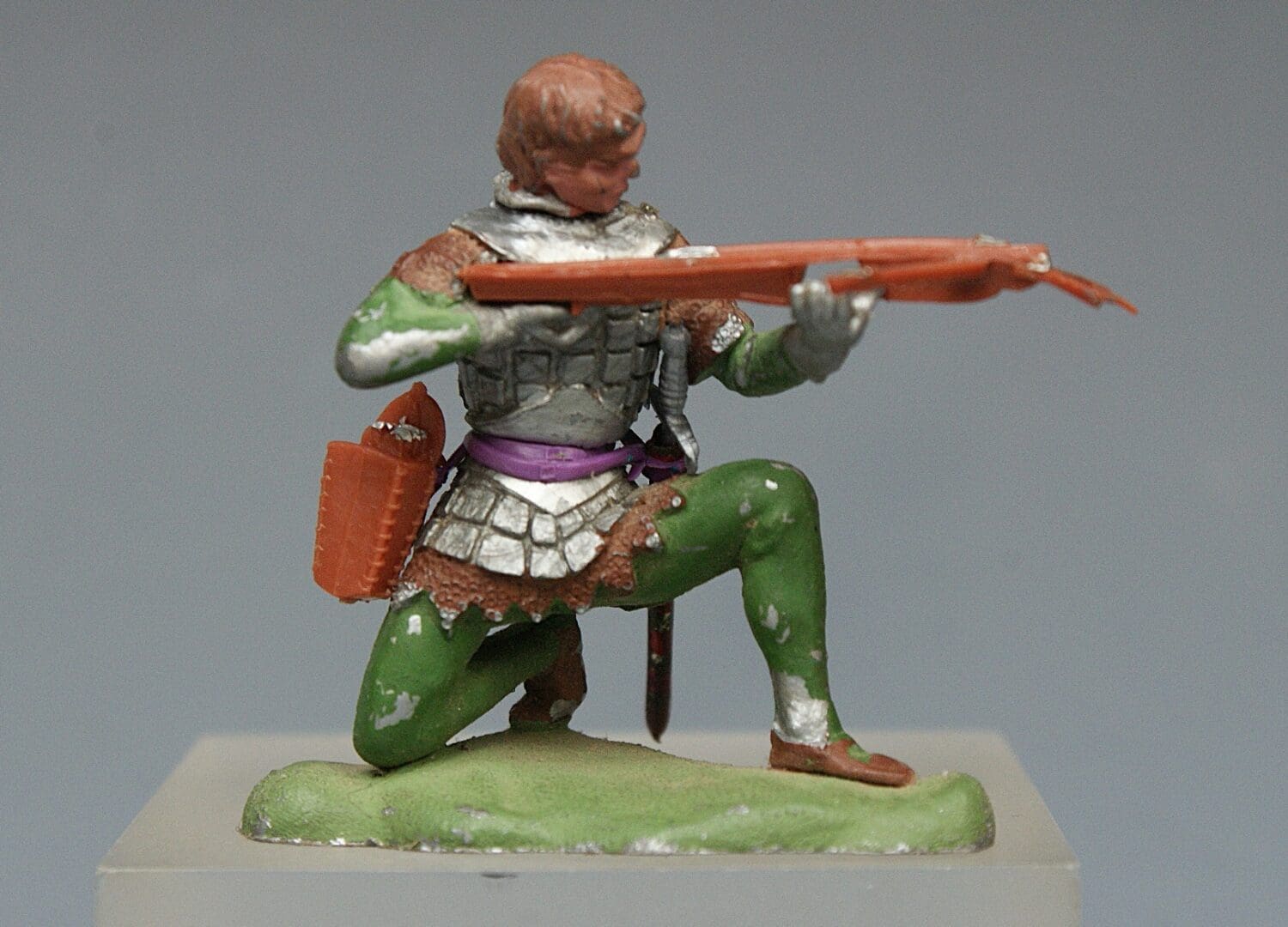 Swoppet C15th Knight Cross-bowman - FOREST Green Hose