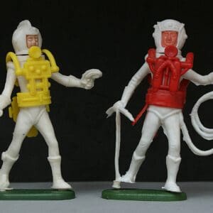 Cherilea Swoppet Spacemen - WHITE Plastic