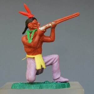 Lone Star 'Harvey Series' Swoppet Indian Kneeling Firing Rifle