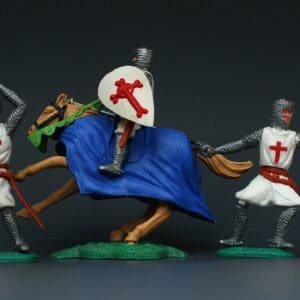 SOLD Timpo Swoppet 1st Series Crusaders - Mounted & Foot