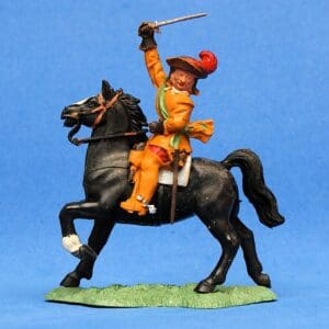 Britains ECW Cavalier Officer, Mounted (Scarce Colour)
