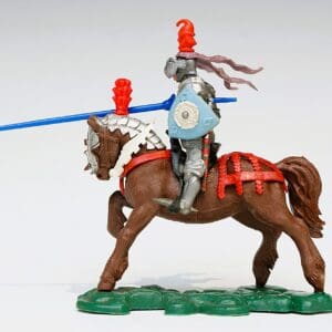SOLD Britains C15th Mounted Knight Charging