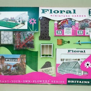 SOLD Floral Garden Medium Size Box Set - GREENHOUSE & COLD FRAME