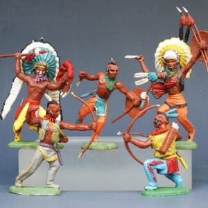 Britains 'Swoppet' Indians - Group of 5