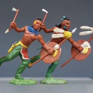 Swoppet Indian Brave with Tomahawk - Unusual COLOUR Variant