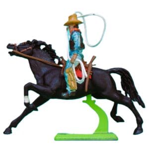 Deetail Mounted Cowboy with Lasso - 1972 1st Issue Figure