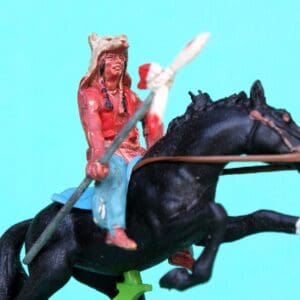 Deetail Mounted Indian Bear Headdress - 1972 1st Issue Figure