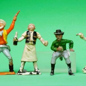 Cherilea 60mm Dodge City Gambling Saloon Set Figures