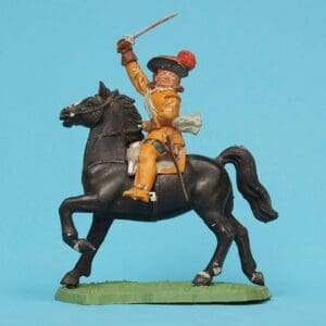Britains ECW Cavalier Officer, Mounted (Scarce Colour)