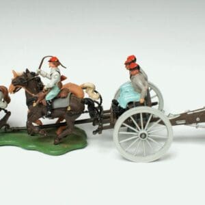 Britains ACW Confederate Gun Team & Limber - Superb Example!