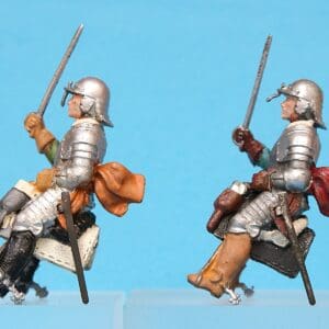 Pair of ECW Mounted Roundhead Officers (Riders Only)